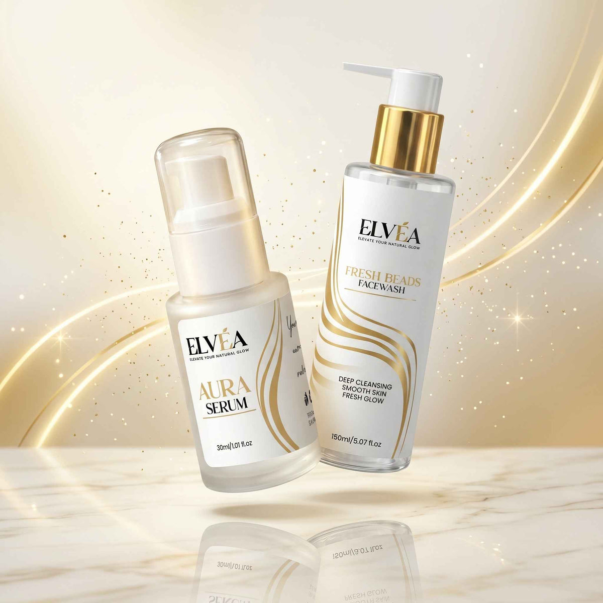 ELVÉA Fresh & Radiant Duo: Your Essential Facewash & Sunblock Skincare Kit - Elvéa